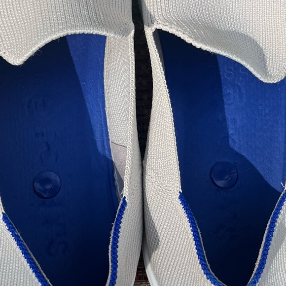 Rothy's The Original Slip On Sneaker Sand Size 7 Minimalist Neutral Comfy - Picture 11 of 14